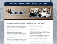 Tablet Screenshot of plummerhr.com